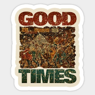 RETRO VINTAGE GOOD TIMES Sticker